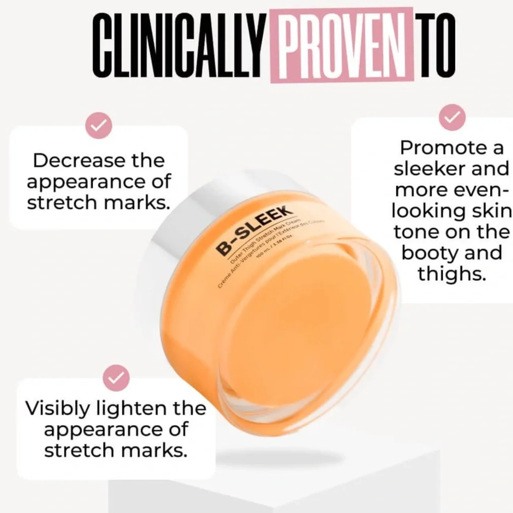 MAELYS B-Sleek B-SLEEK Outer Thigh Stretch Mark Cream 3.38oz NIB Sealed $49